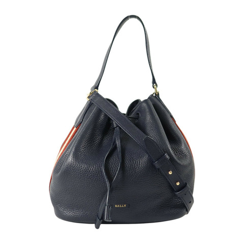 BALLY 牛皮皮革2Way Shoulder Bag金扣手挽肩背兩用袋