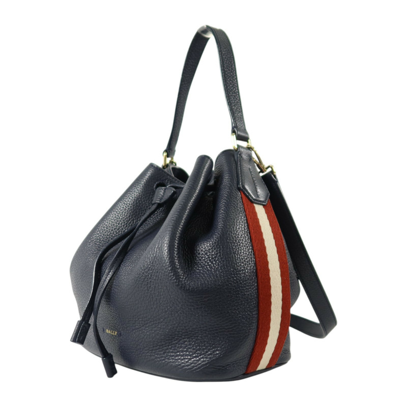 BALLY 牛皮皮革2Way Shoulder Bag金扣手挽肩背兩用袋-2