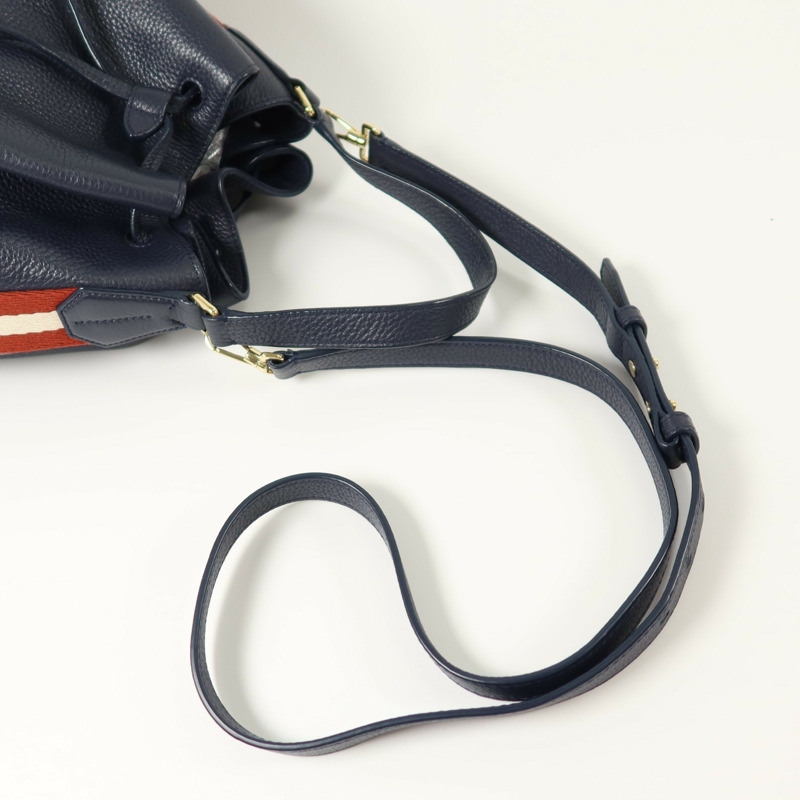 BALLY 牛皮皮革2Way Shoulder Bag金扣手挽肩背兩用袋-6