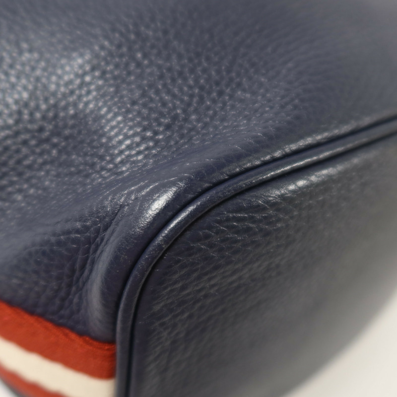 BALLY 牛皮皮革2Way Shoulder Bag金扣手挽肩背兩用袋-11
