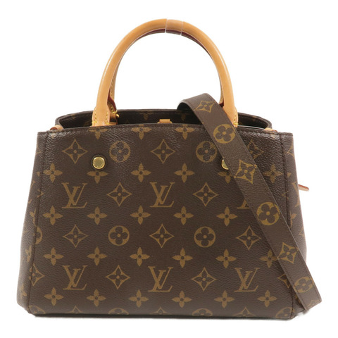 LOUIS VUITTON Monogram Montaigne BB手挽肩背兩用袋