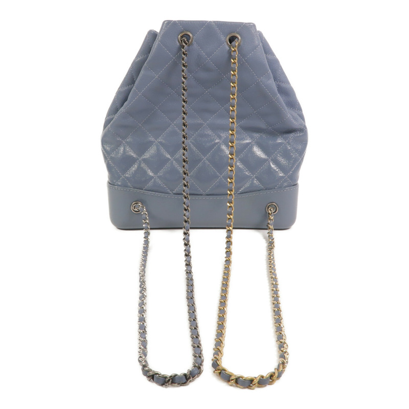 CHANEL 牛皮皮革Gabrielle Backpack鏈帶背包-1