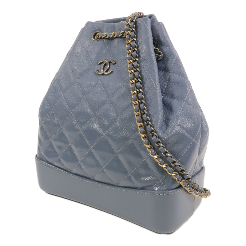 CHANEL 牛皮皮革Gabrielle Backpack鏈帶背包-2