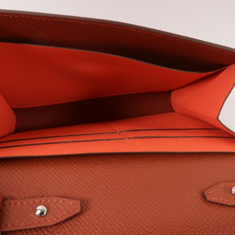 HERMES Epsom皮革Clic 16肩背袋Cuivre-4