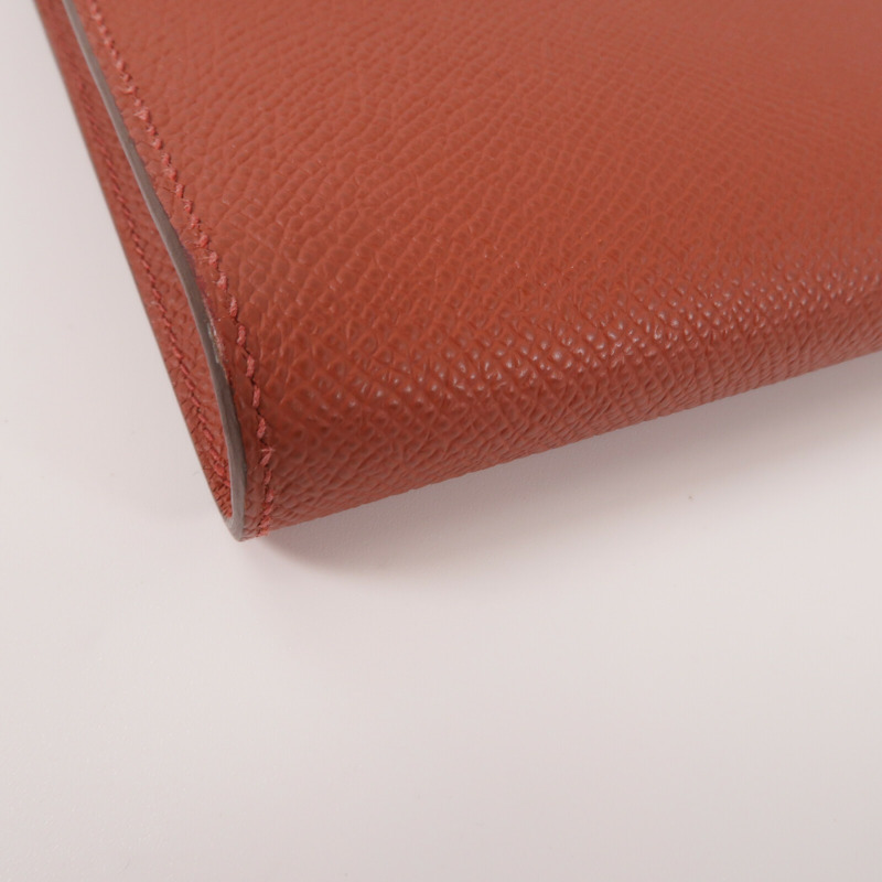 HERMES Epsom皮革Clic 16肩背袋Cuivre-10