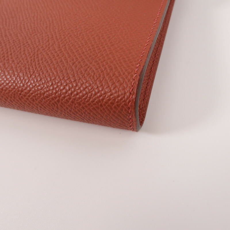 HERMES Epsom皮革Clic 16肩背袋Cuivre-11