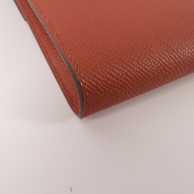 HERMES Epsom皮革Clic 16肩背袋Cuivre-12