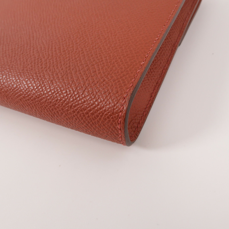 HERMES Epsom皮革Clic 16肩背袋Cuivre-13