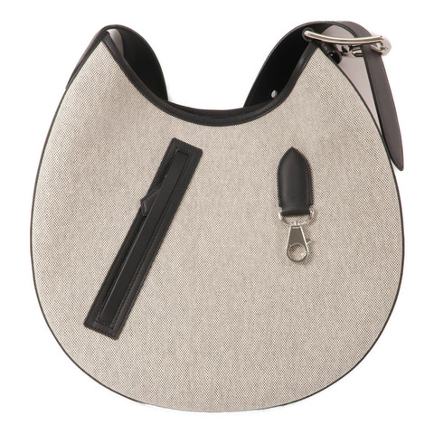 HERMES 帆布/Swift皮革Arcon Bag肩背袋Noir