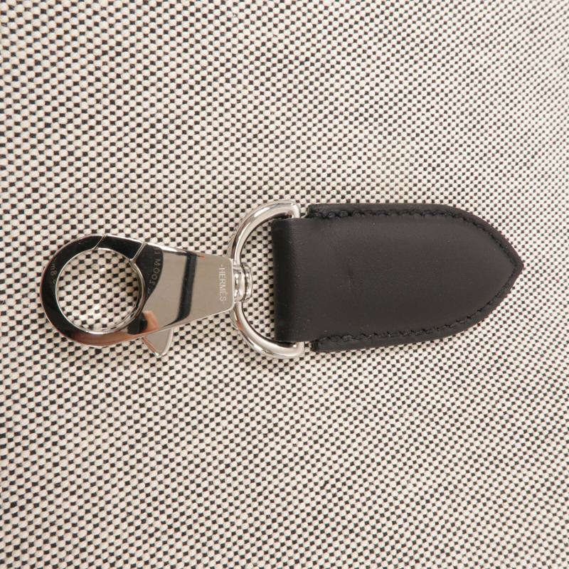 HERMES 帆布/Swift皮革Arcon Bag肩背袋Noir-7