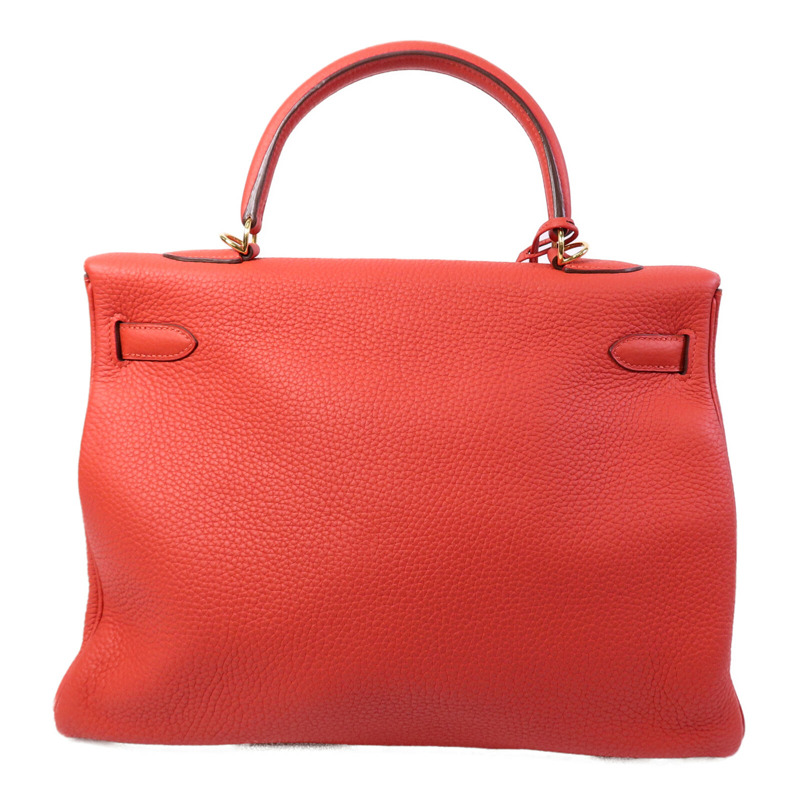 HERMES Clemence皮革Kelly 35手挽肩背兩用袋-1