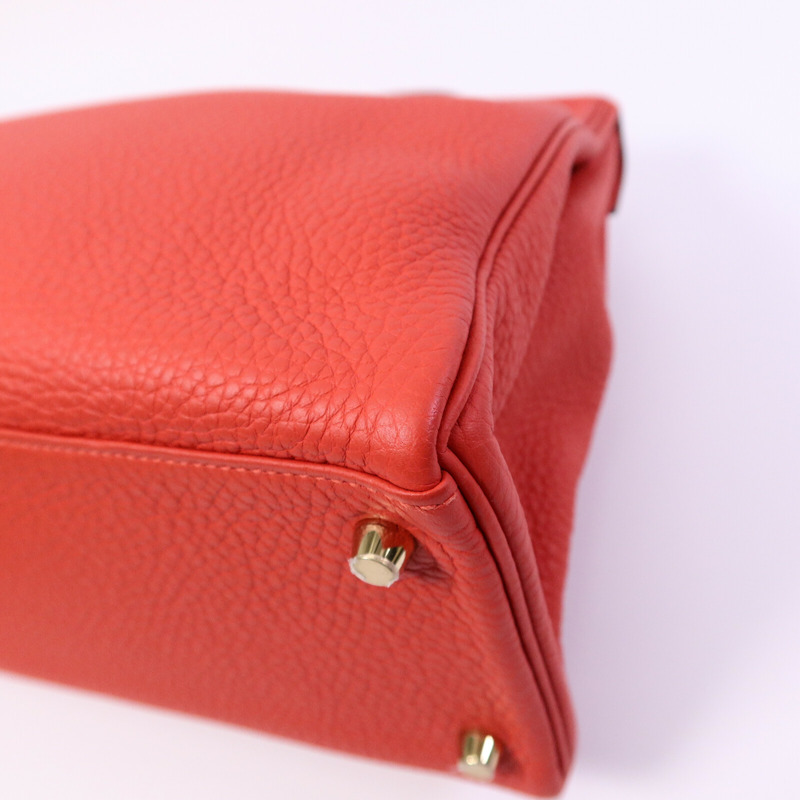 HERMES Clemence皮革Kelly 35手挽肩背兩用袋-12