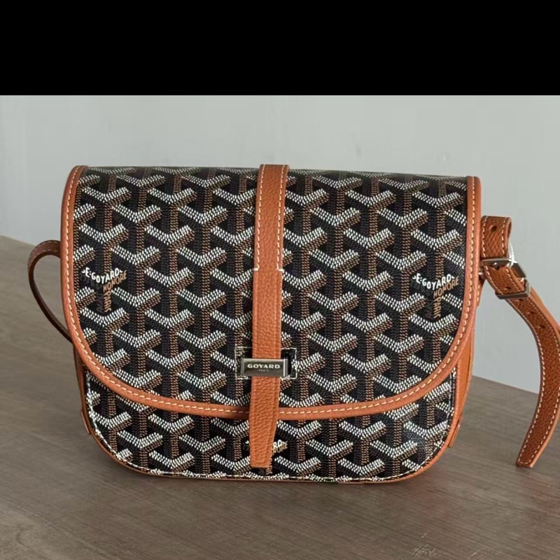 高雅德/Goyard  戈雅BELVEDERE小號包 Goyardine 帆布 22 x 7 x 16-0