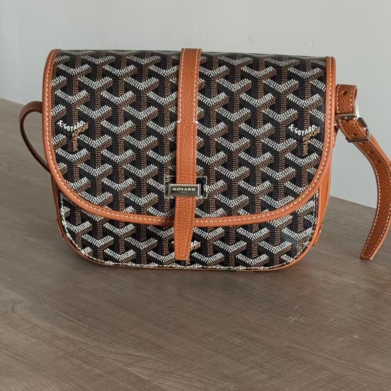 高雅德/Goyard  戈雅BELVEDERE小號包 Goyardine 帆布 22 x 7 x 16-1
