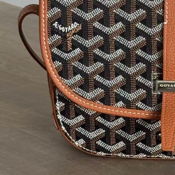 高雅德/Goyard  戈雅BELVEDERE小號包 Goyardine 帆布 22 x 7 x 16-3