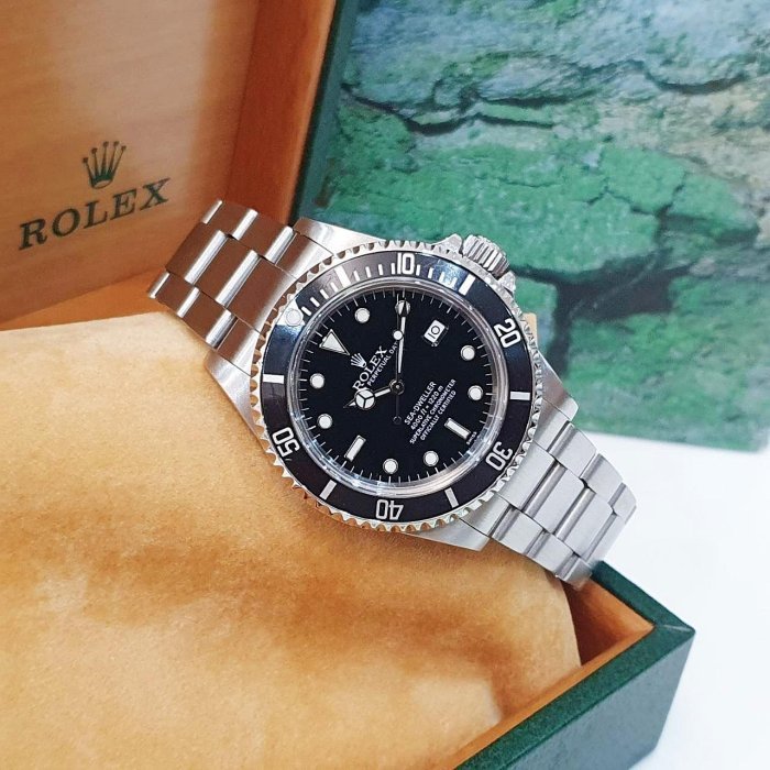 【大眾名錶】ROLEX勞力士 16600 Sea-Dweller 鋁圈海使 單Swiss面盤 A字頭 原廠全配件 台灣公司貨 B1299-4