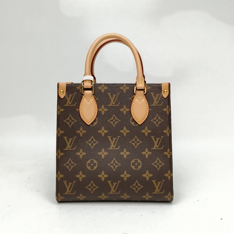 LOUIS VUITTON SACPLAT琴譜包BB21.5老花PVC晶片肩背包-2
