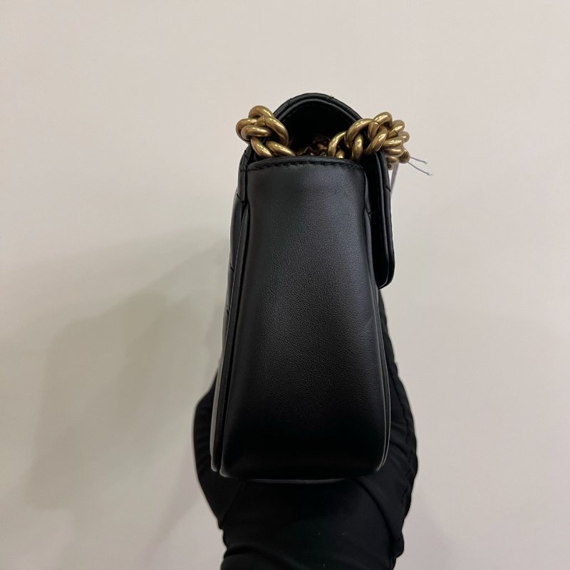 GUCCI 446744  黑Marmont掀蓋包 22CM-3