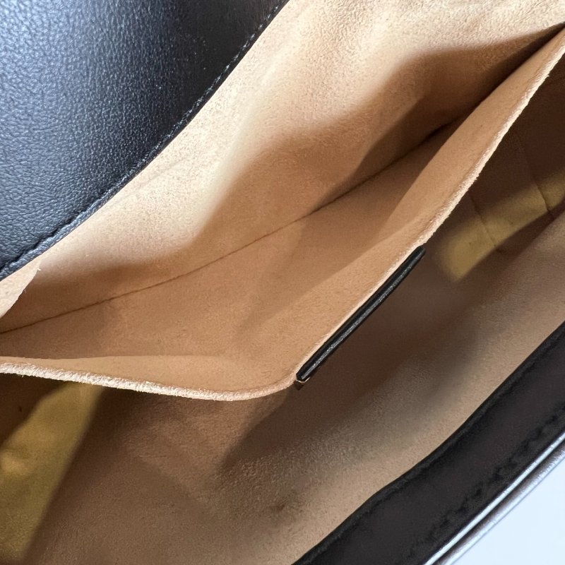 GUCCI 446744  黑Marmont掀蓋包 22CM-5
