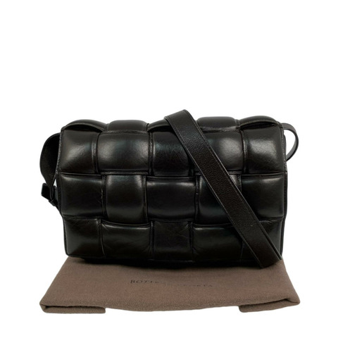 △ Bottega Veneta 寶緹嘉 Brown Lambskin Cassette Shoulder Bag 啡色小羊皮肩背包-267009780