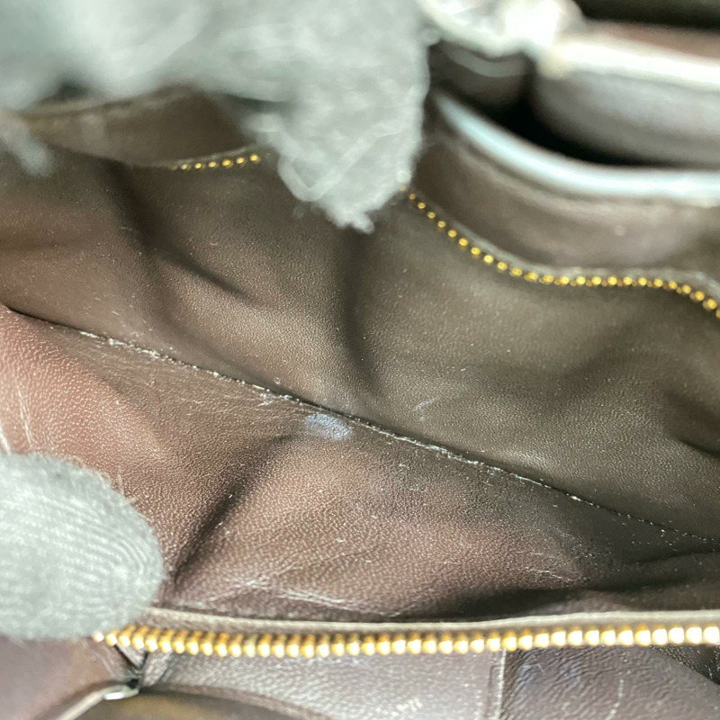 △ Bottega Veneta 寶緹嘉 Brown Lambskin Cassette Shoulder Bag 啡色小羊皮肩背包-267009780-17