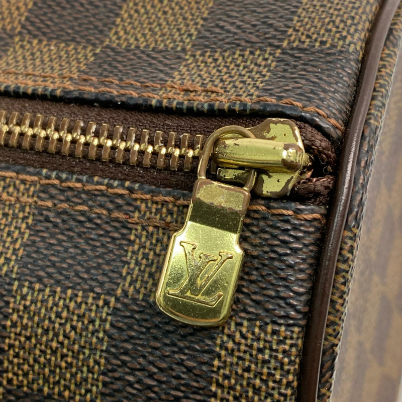 △ LOUIS VUITTON 路易·威登 Brown Coated Canvas Damier Papillon 26 Shoulder Bag 啡色塗層帆布經典格紋肩背包 N51304-267010713-11