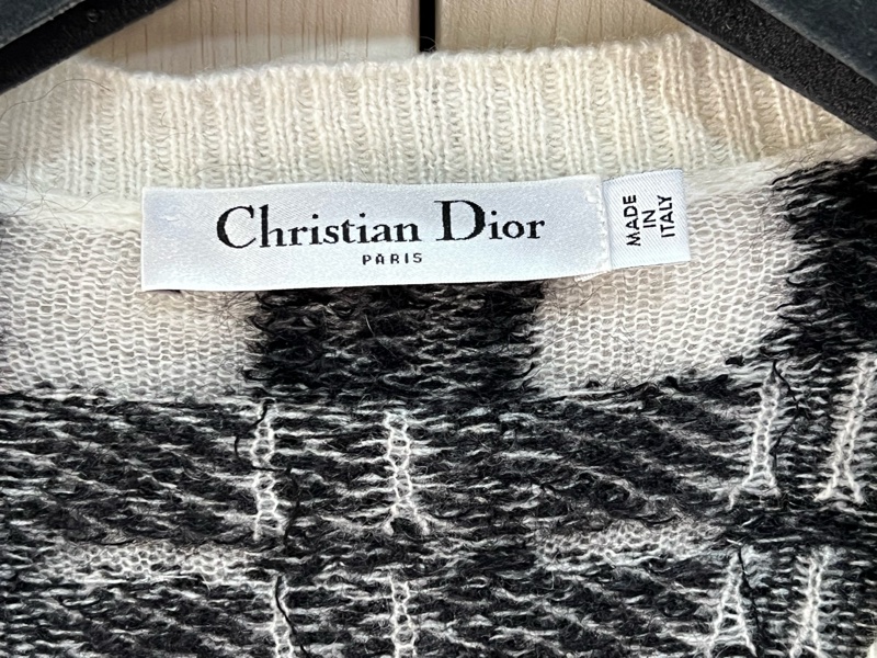 Dior 格紋針織外套 冷氣衫-3