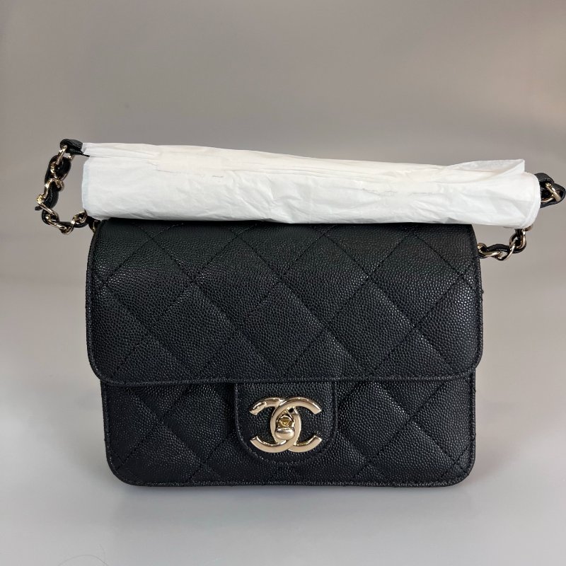 全新品 CHANEL 季節款CF夾層包 AS3002/晶片款-0