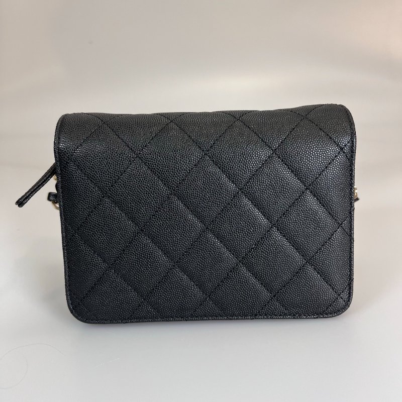 全新品 CHANEL 季節款CF夾層包 AS3002/晶片款-1