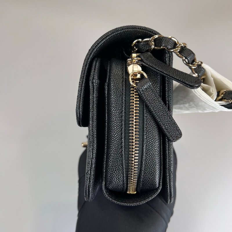 全新品 CHANEL 季節款CF夾層包 AS3002/晶片款-2