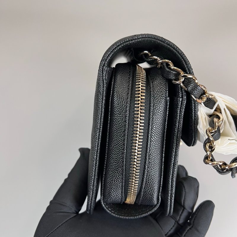 全新品 CHANEL 季節款CF夾層包 AS3002/晶片款-3