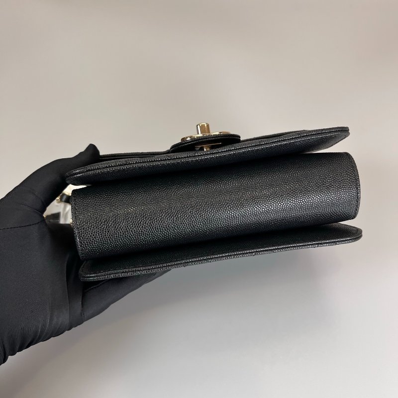 全新品 CHANEL 季節款CF夾層包 AS3002/晶片款-4