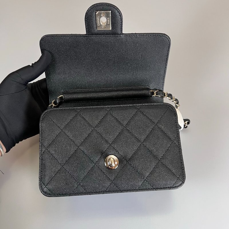 全新品 CHANEL 季節款CF夾層包 AS3002/晶片款-5