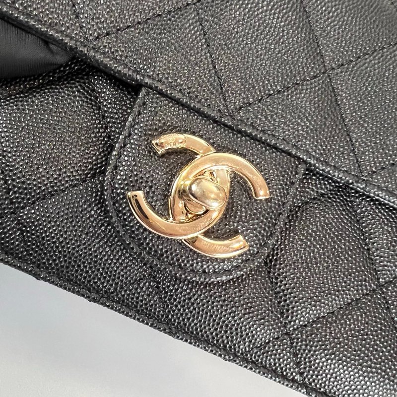 全新品 CHANEL 季節款CF夾層包 AS3002/晶片款-8