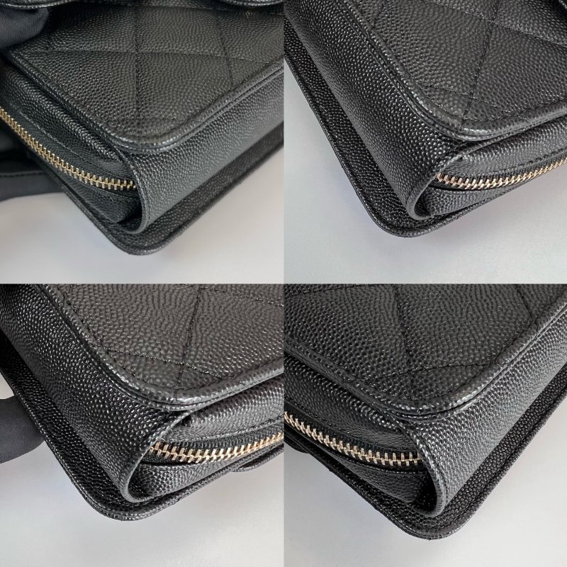 全新品 CHANEL 季節款CF夾層包 AS3002/晶片款-9