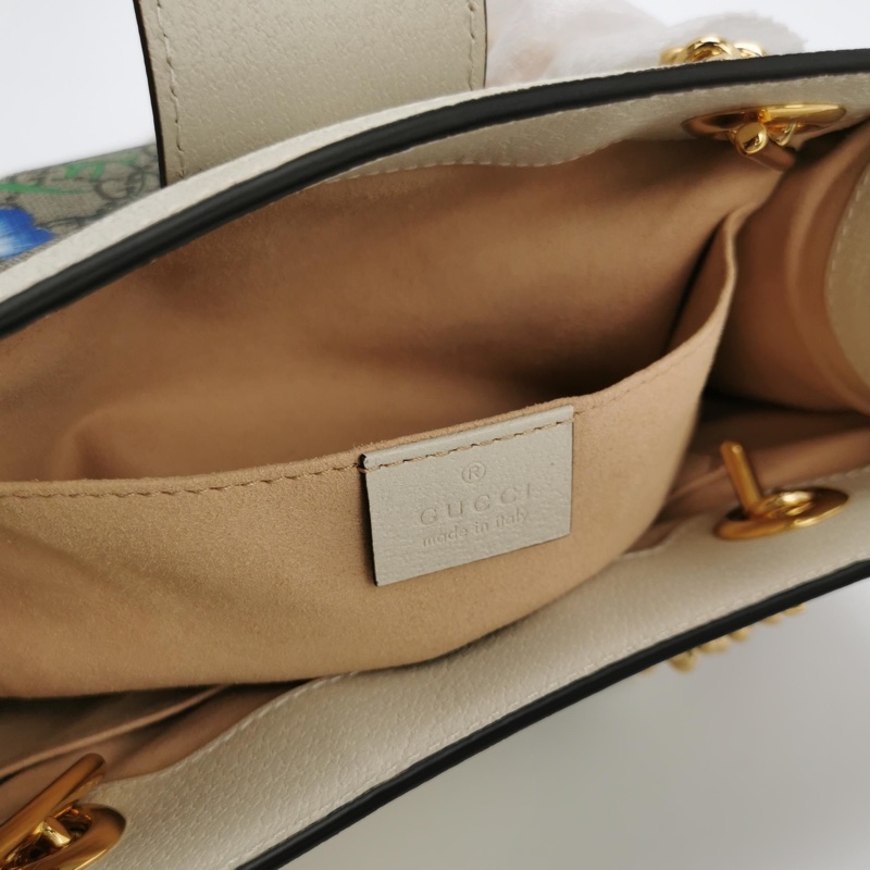 Gucci padlock印花花卉肩背包 正品 99新-7