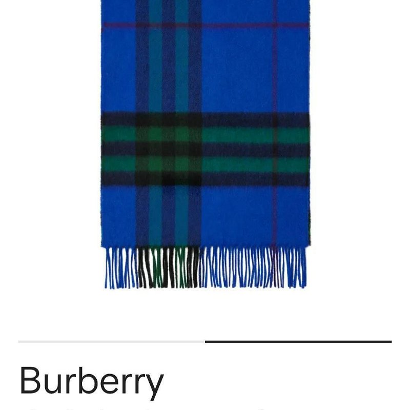💎Han's house精品服飾💎Burberry 圍巾 格紋 羊毛 雙面168X30 蘇格蘭制 原價22900-1