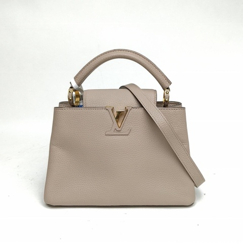 LOUIS VUITTON CapucinesBB灰色牛皮金扣2017