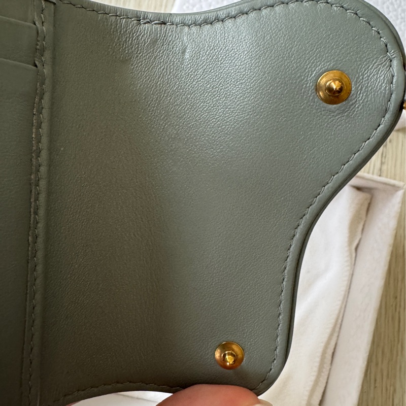 Dior Saddle Lotus 錢包 灰色-18