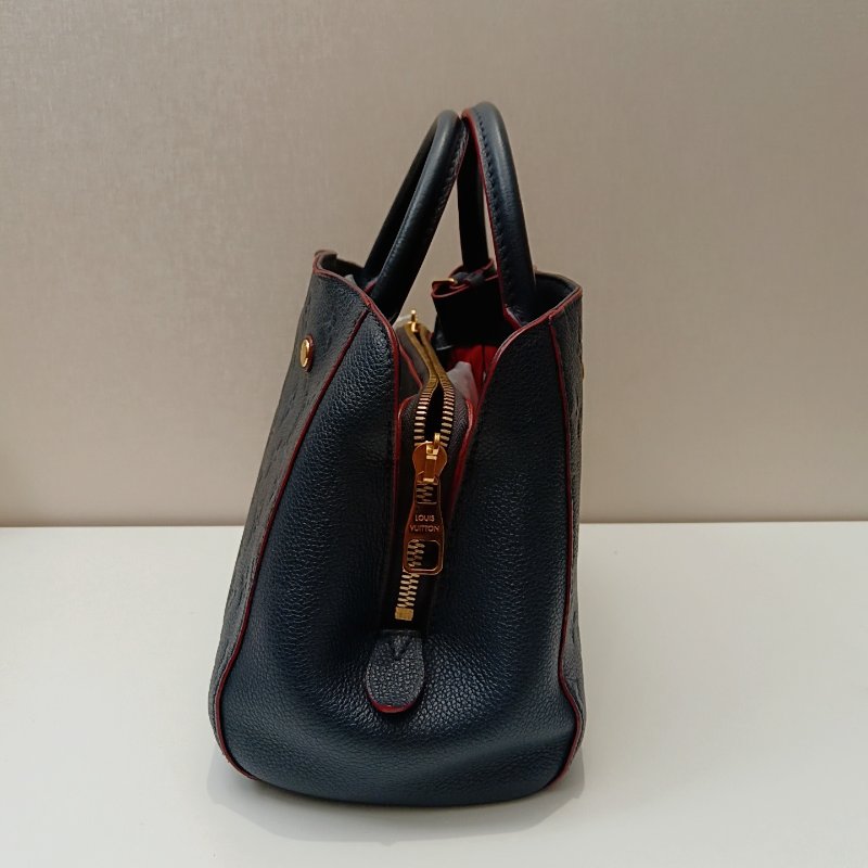 路易威登/Louis Vuitton 藍色全皮 蒙田BB-2