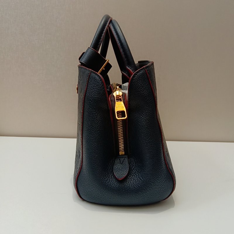 路易威登/Louis Vuitton 藍色全皮 蒙田BB-3