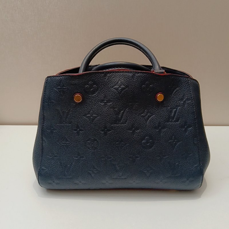 路易威登/Louis Vuitton 藍色全皮 蒙田BB-6