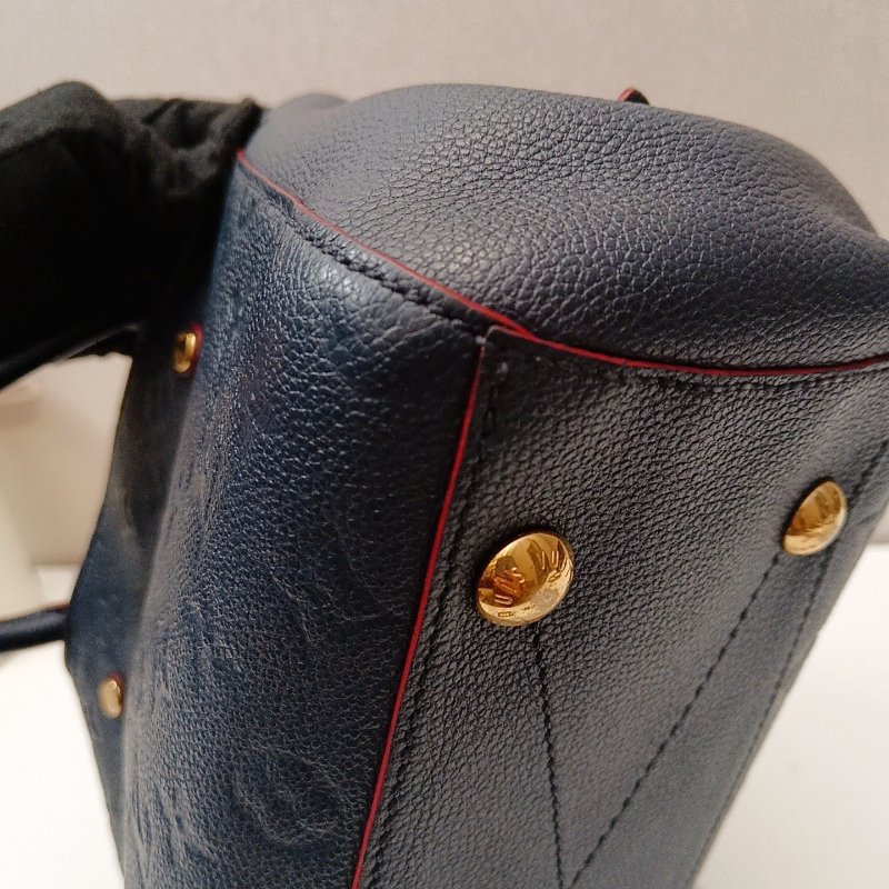 路易威登/Louis Vuitton 藍色全皮 蒙田BB-9