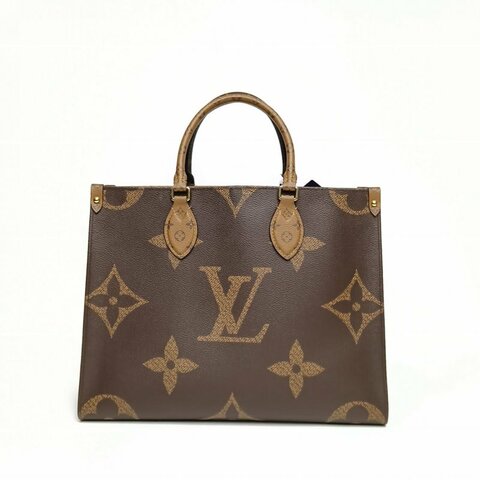 LOUIS VUITTON Onthego中號35老花PVC2021肩背包
