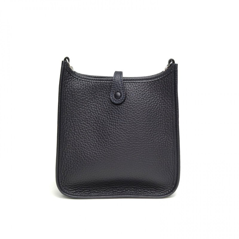HERMES EvelyneMini16軟呢色TC皮B刻銀扣肩背包-2