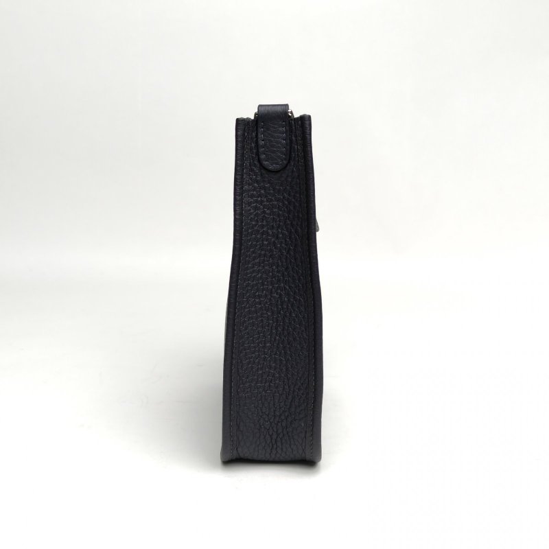 HERMES EvelyneMini16軟呢色TC皮B刻銀扣肩背包-3
