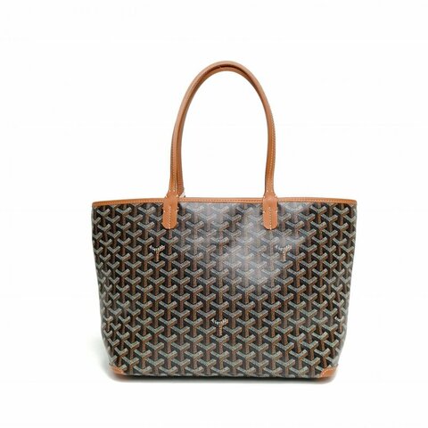 GOYARD Artois拉鏈購物袋Tote小號老花PVC肩背包