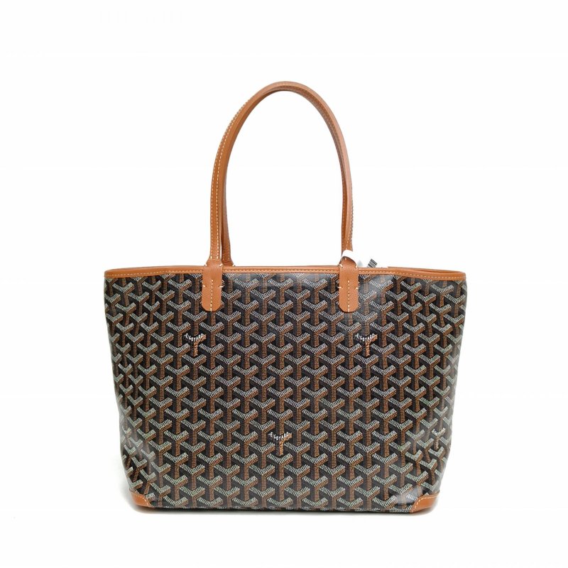 GOYARD Artois拉鏈購物袋Tote小號老花PVC肩背包-2