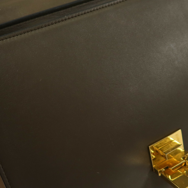 CELINE 牛皮皮革Trapeze金扣手挽肩背兩用袋-19