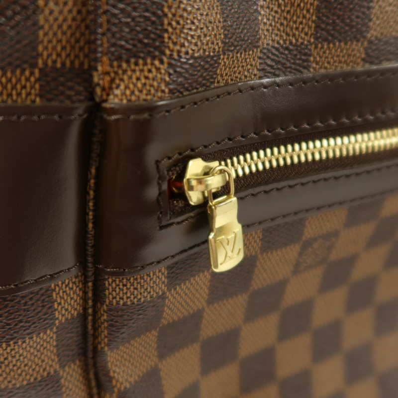LOUIS VUITTON Damier Bastille金扣肩背袋-15